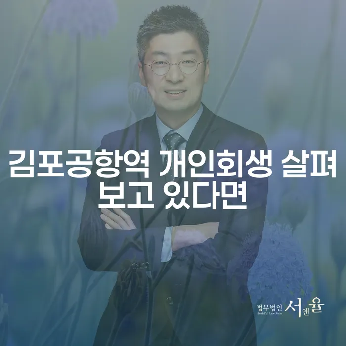 김포공항역 개인회생 살펴보고 있다면