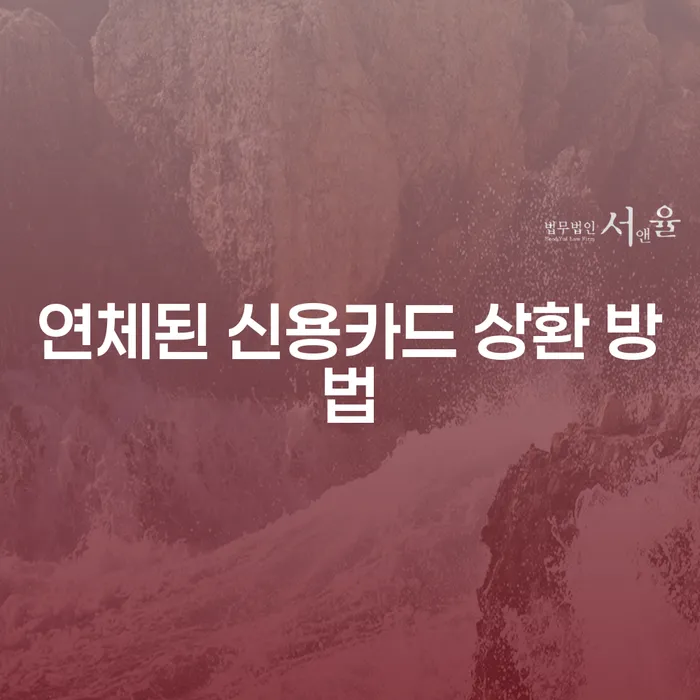 연체된 신용카드 상환 방법, 어떻게 해결할 수 있을까?